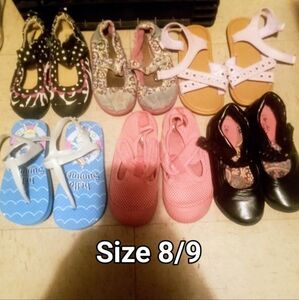 Girls bundle shoes size 8/9